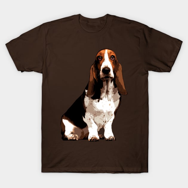 Basset Hound T-Shirt by Nartissima